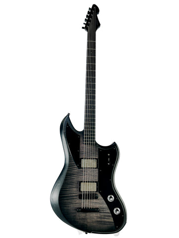 Yeti VI Charcoal Burst Flame Top - 30.75" scale