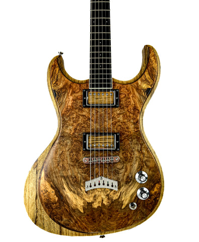 Gnarwhal - Burl Maple/Black Limba (used)