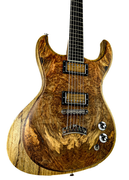 Gnarwhal - Burl Maple/Black Limba (used)