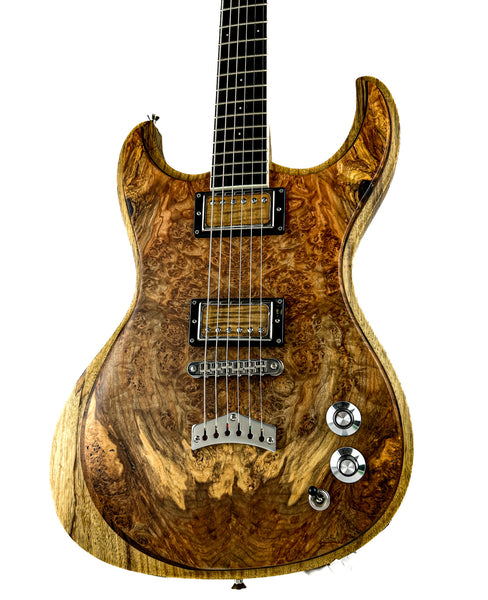 Gnarwhal - Burl Maple/Black Limba (used)
