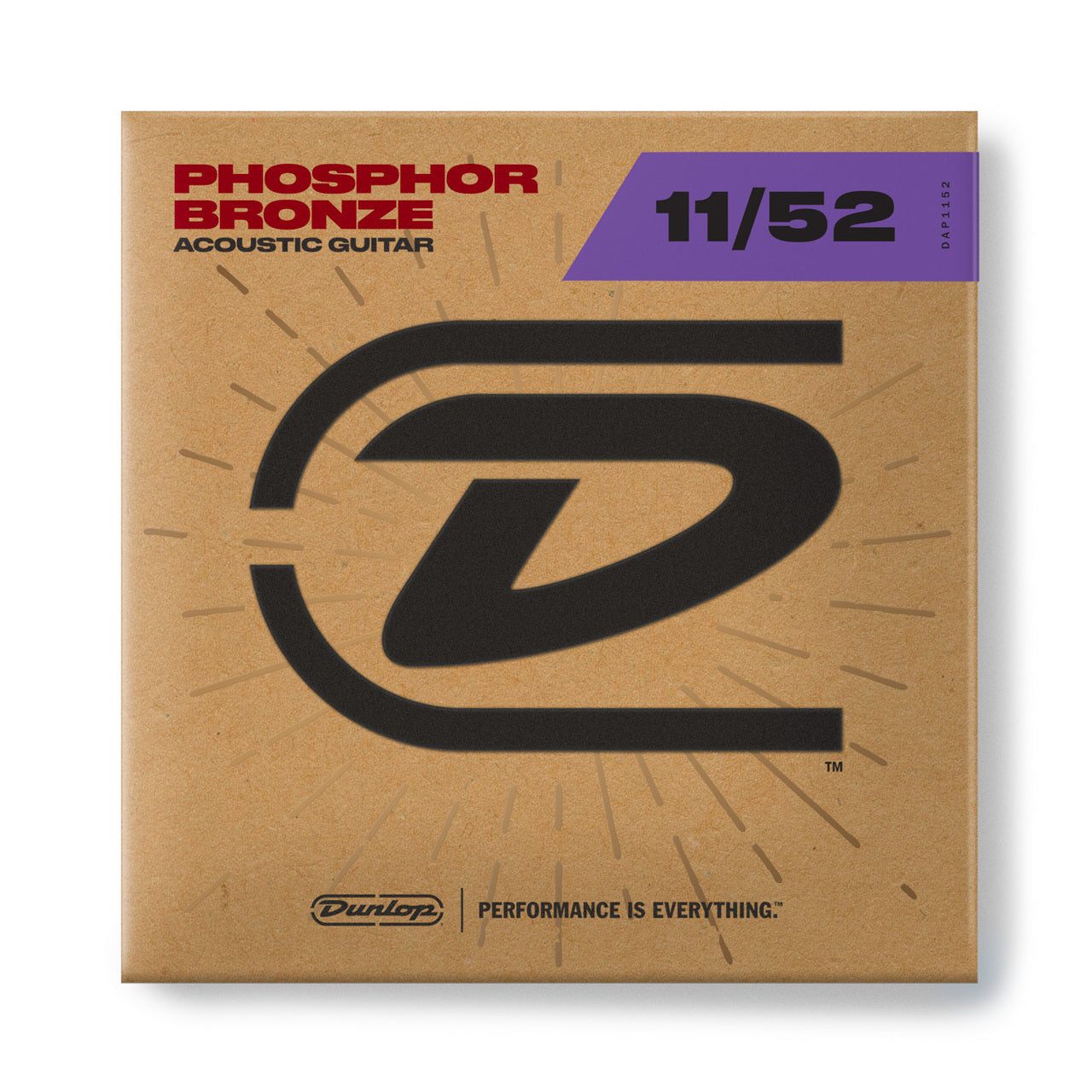 Dunlop Phosphor Bronze Acoustic Guitar Strings 11-52