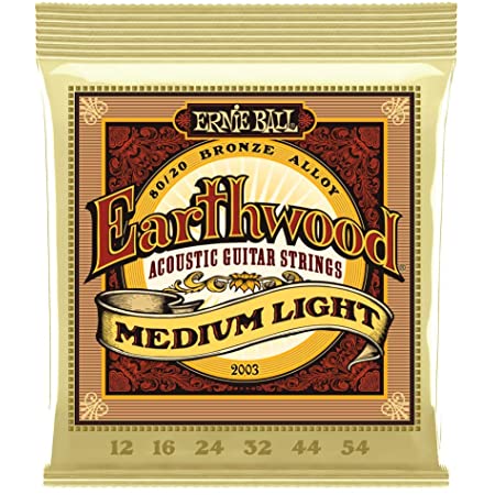 Ernie Ball Earthwood Acoustic 80/20 Bronze Medium Light 12-54