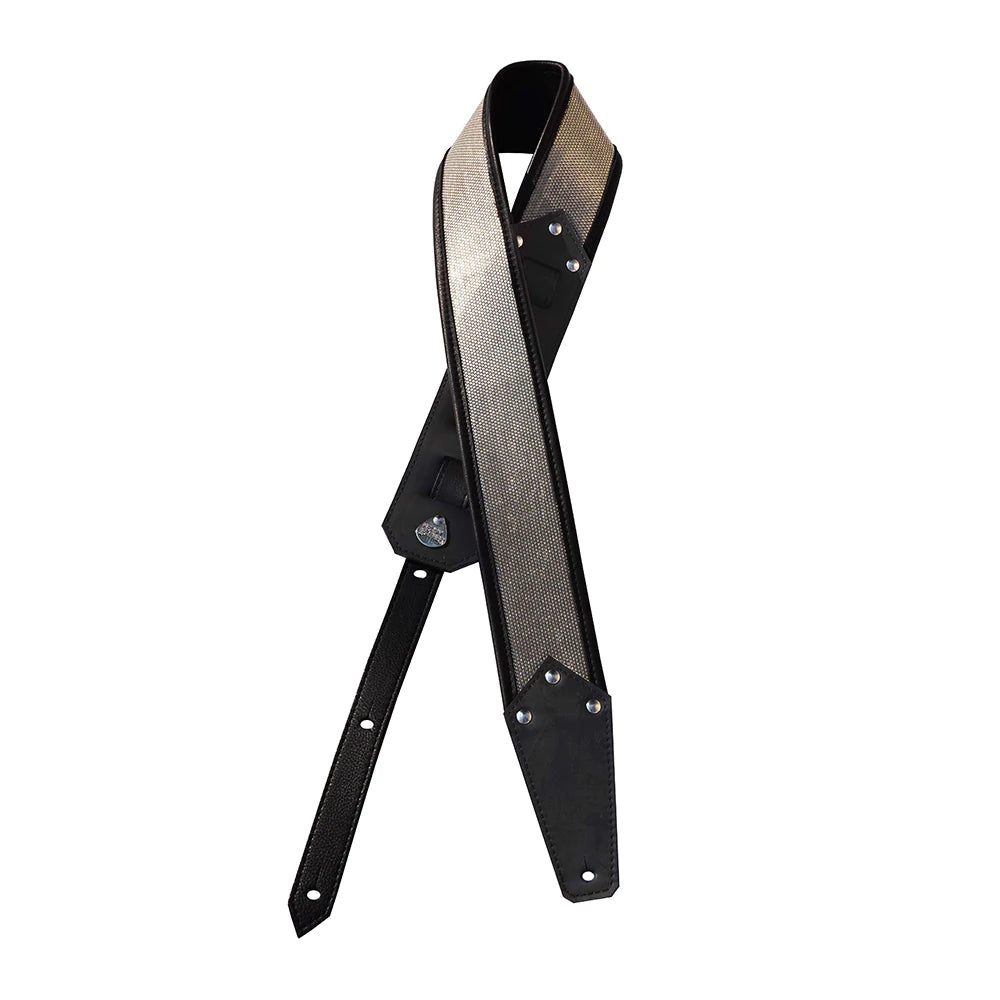 Heavy Leather Lightning Strikes Guitar Strap