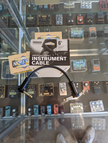 D'Addario AMERICAN STAGE PATCH CABLE 6in