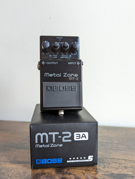 Boss MT-2-3A 30th Anniversary Metal Zone Distortion Pedal